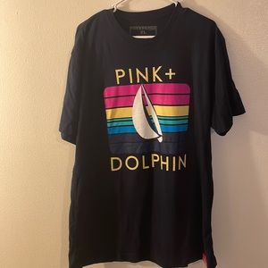 Pink Dolphin Tee XL
